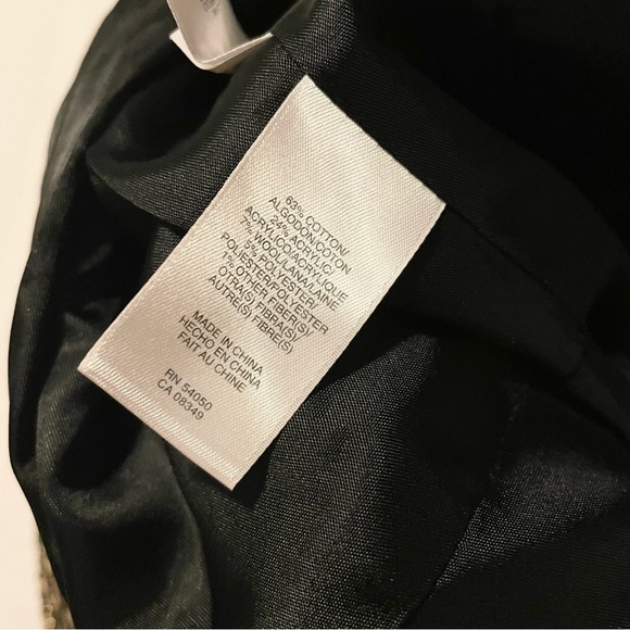 Jones New York Open Front Blazer with Ruffle Collar Womens Size 18 - Picture 10 of 16